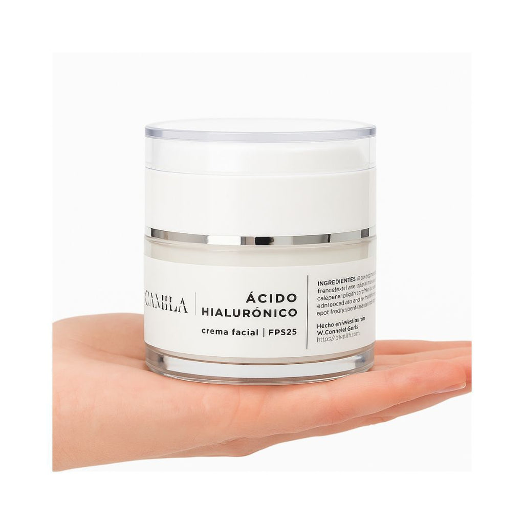 Crema Facial con Ácido Hialurónico