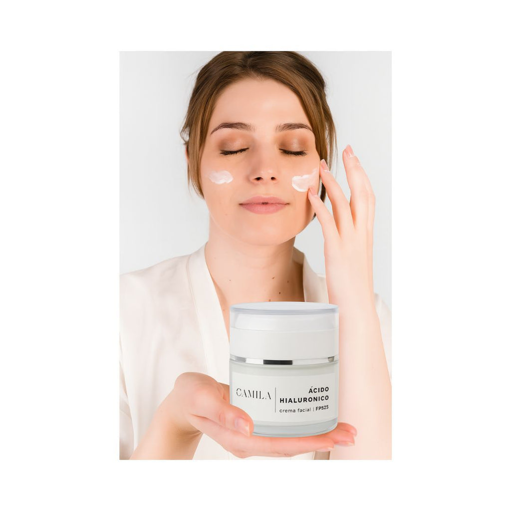 Crema Facial con Ácido Hialurónico