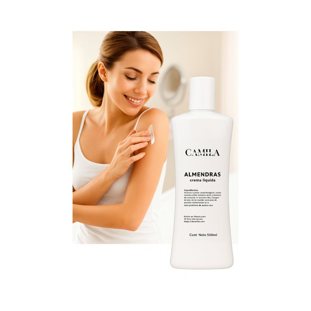 Crema corporal de almendras