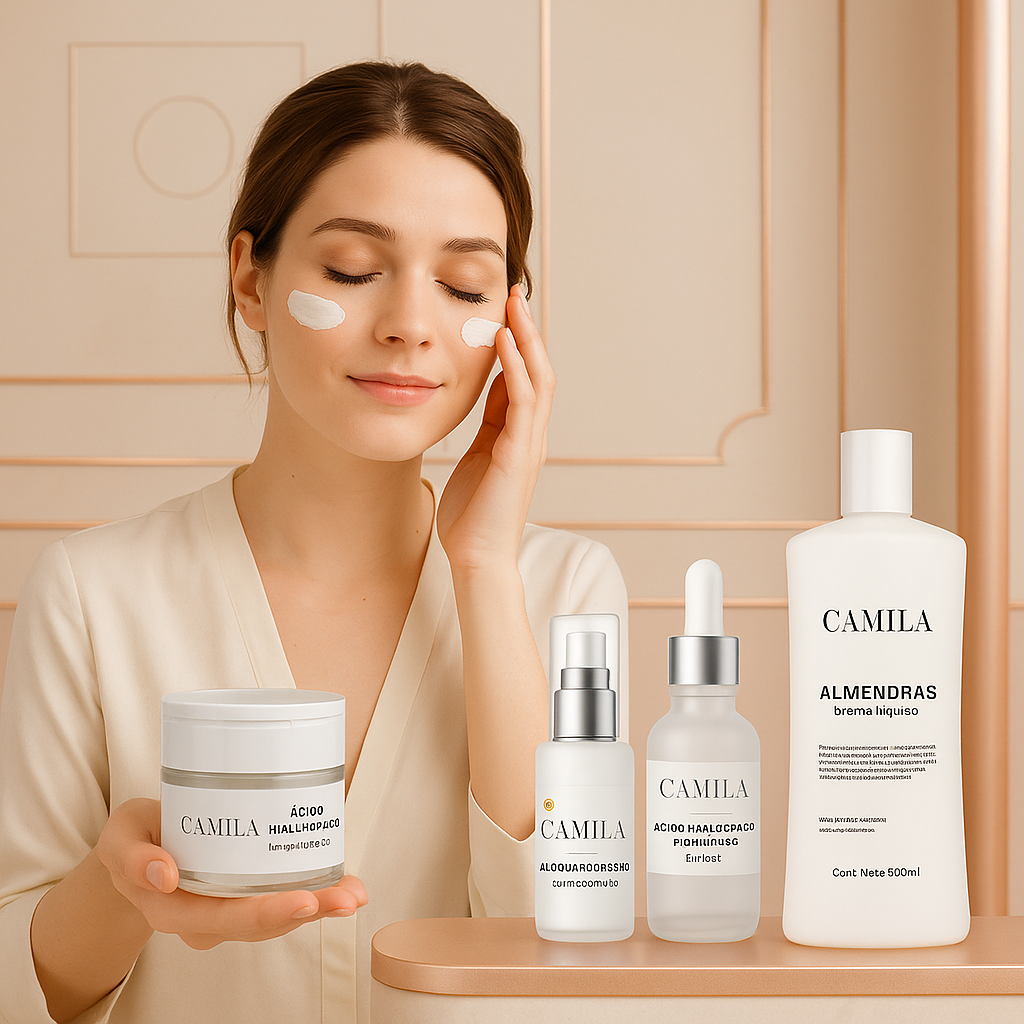 Puedes generar ese mismo fondo pero sustituye la imagen del producto por los reales 